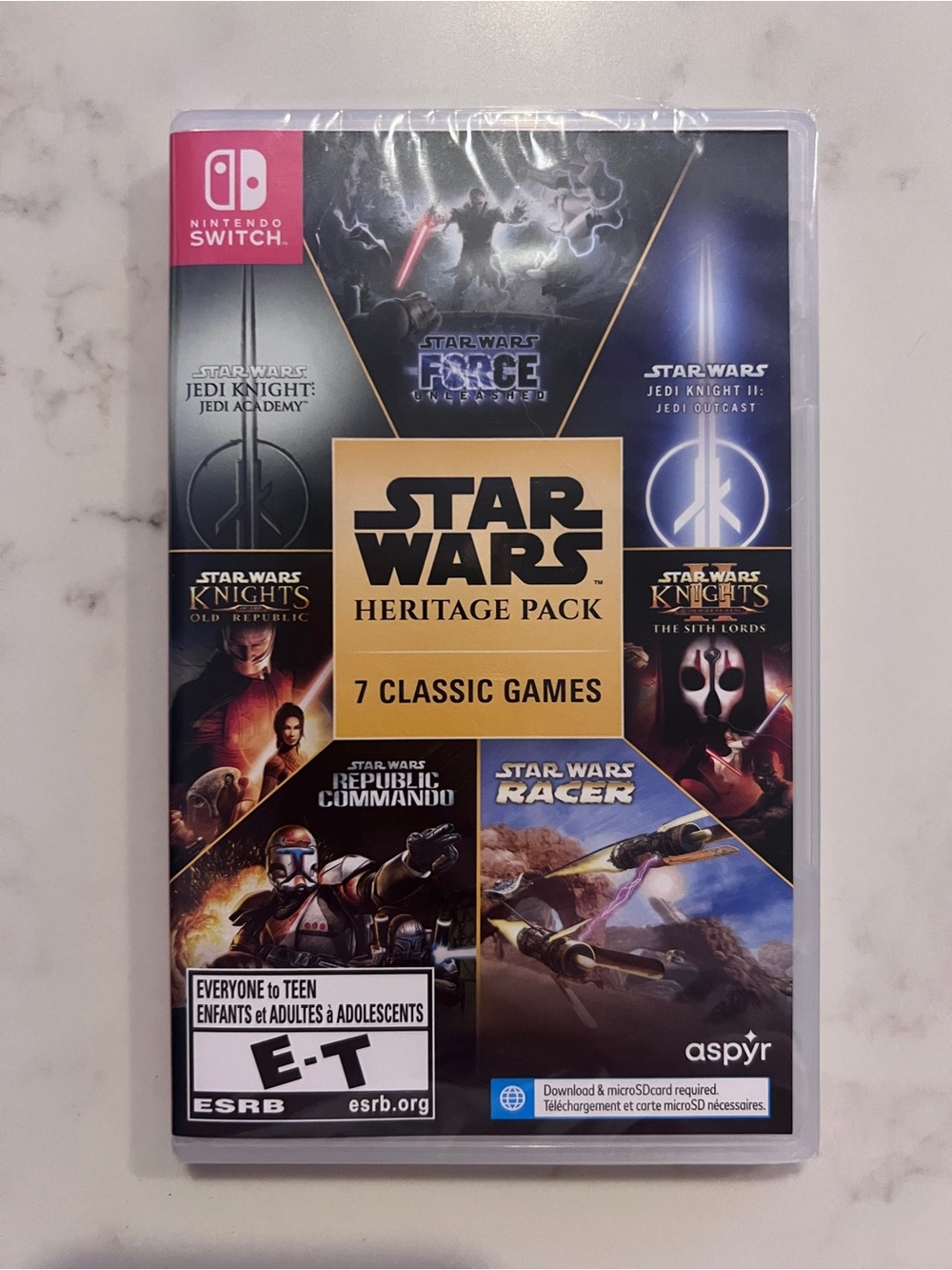SPY Star Wars Heritage Pack - Black & Gold Cover - Nintendo Switch